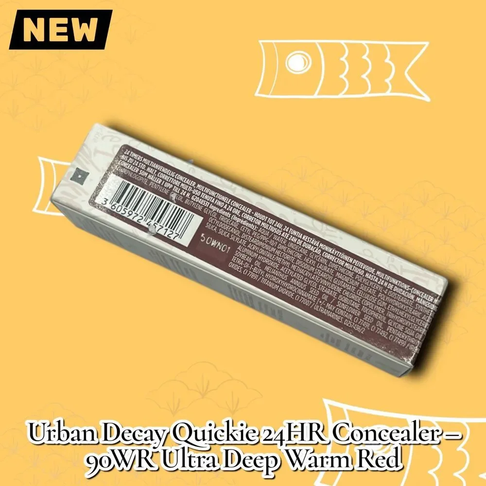 New Urban Decay Quickie 24HR Waterproof Full-Coverage Concealer – 90WR Ultra Dee